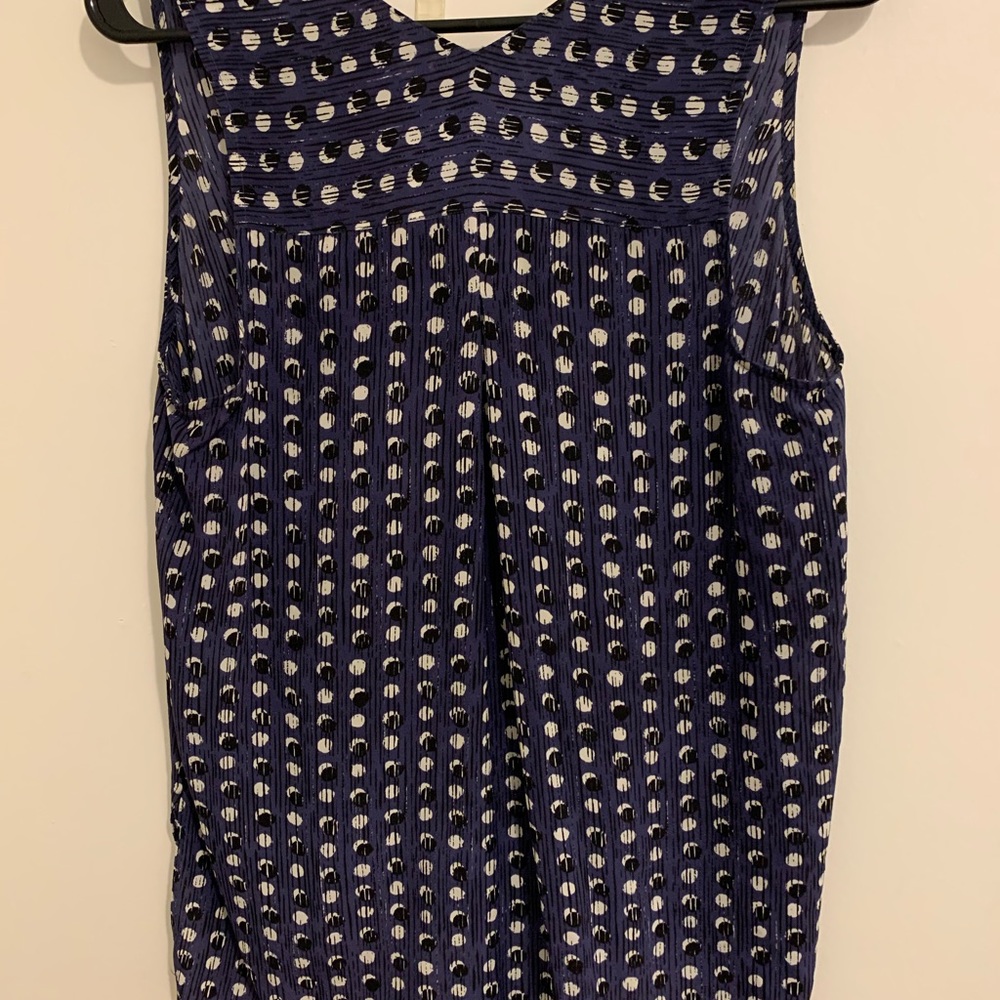 Trouve Navy sleeveless top
